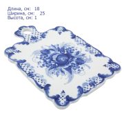 Доска сырная. Автор Логинова Т.В. 18х25 см