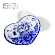 Шкатулка «Сердечко» малое 9х8х3 см Автор Голубенков Н.А.