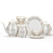 Сервиз чайный 6/21 ф. Белый лебедь рис. Конфетти