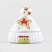 Шкатулка, туалетная коробочка, ф «Детская шапочка» рис «Звезда» высота 10 см