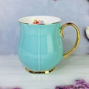 Набор из 6 кружек Multicolor голубой,380 мл. Фарфор.
