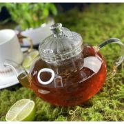 Чайник заварочный, 800мл. Коллекция «Little leaf». Подарочная упаковка. Жаропрочное стекло. 139-045