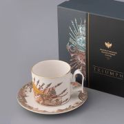 ПН ЧАШКА С БЛЮДЦЕМ Охотничий Триумф Золотой орел ТН1