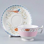Чашка с блюдцем чайн. Александрия Фазаны